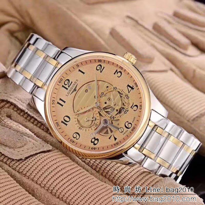 LONGINES浪琴 名匠系列 獨特四針分離精品男士腕表 WSS1188